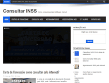Tablet Screenshot of consultarinss.com